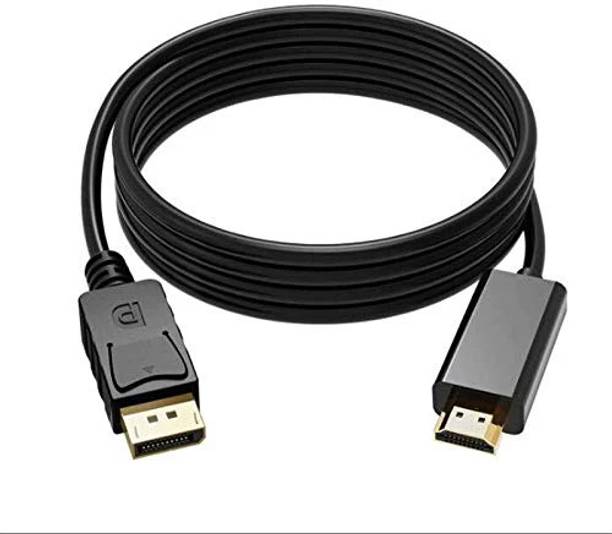 BALRAMA DP Display Port Male to Hdmi Male Cable Video Audio DP DisplayPort HDMI Adapter Gaming Adapter