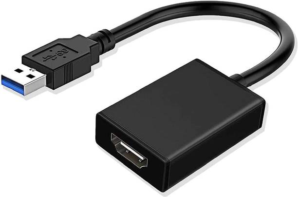 RuhZa USB to HDMI Adapter HDMI HD 1080P Multi-Display Video Converter Cord Gaming Adapter