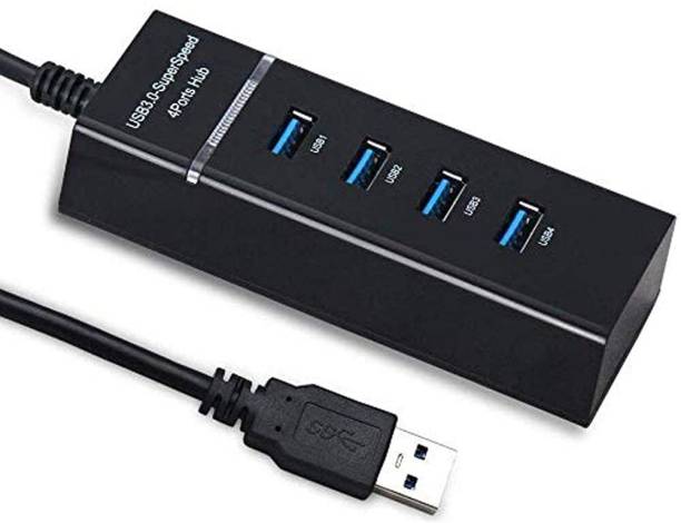TERABYTE 4 Port USB HUB SuperSpeed 3.0 Portable Mini-Hub For Pendrive, Mouse, Keyboards, USB Adapter