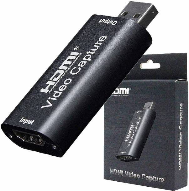 Bkc HD 1080P 60fps Video Capture Card USB 2.0 for PC Game Live Streaming, Recording USB Adapter