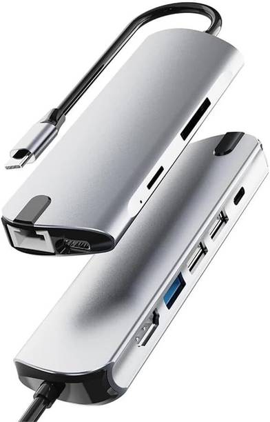 Soopii 9 in1 USB C Hub Multiport Adapter with HDMI 4K 60hz Output, USB Type C USB Adapter