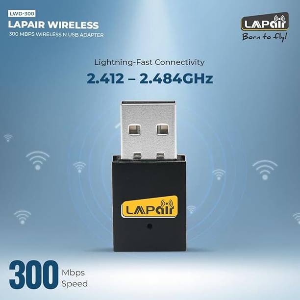 LAPCARE LAPAIR N 300mbps USB WI-FI DONGLE(LWD-300) USB Adapter
