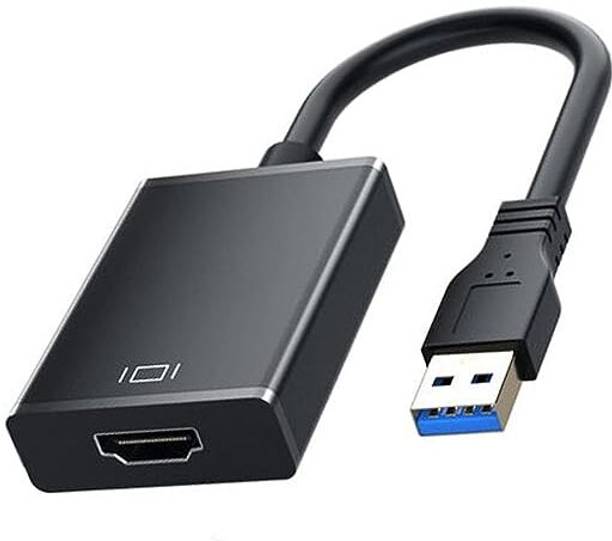 VOOCME USB 3.0 to HDMI Adapter, HDMI to USB 1080P (1920X1080P) Video Converter for Laptop, PC, Monitor Compatible with Windows 11/10 Laptop Accessory