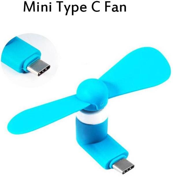 JANGI Type-C Personal USB Mini Fan 109TX for Android Cell Phones USB mini Fan Type-C portable mini fan 109TX usb OTG adaptor gadget for all mobiles USB Fan