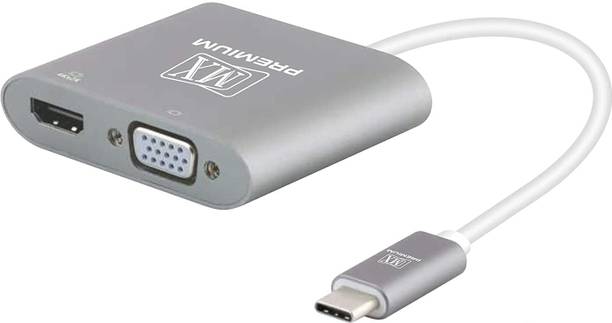 MX Type-C to HDMI / VGA MST Adapter P 5105A-HVMST USB Cable