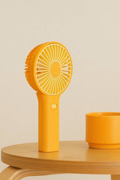 WOYR Premium Quality 3 Speed Rechargeable Portable Mini Fan with stand and cable Portable Mini Rechargeable Fan Rechargeable Fan