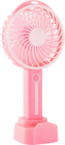 MZ K5 (RECHARGEABLE PORTABLE USB FAN) With Built-In Mobile Stand 1200mAh Battery USB Fan