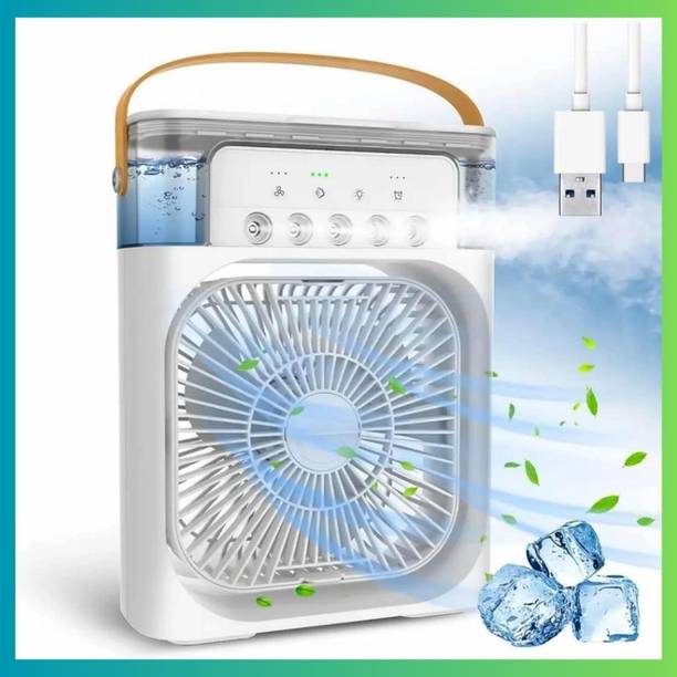 ARTIKA Portable USB Mini Air Cooler Fan with Mist Spray & 3 Speed Modes -05 Portable USB Mini Air Cooler Fan with Mist Spray & 3 Speed Modes - 05 USB Air Cooler