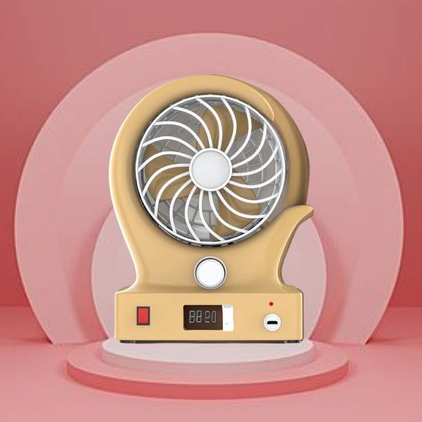 GUGGU Wind Fan (Table Fan) Rechargeable (USB Fan) high speed Fan With LED LightY483 Wind Fan (Table Fan) Rechargeable (USB Fan) high speed Fan With LED LightY483 USB Fan