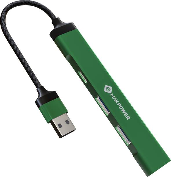 MAK POWER 4-in-1 Multiport USB Adapter, for PC, MacBook...