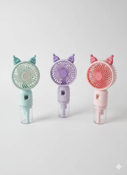 SOBHAGU Mini Cooling Hand Fans for Travel, Outdoors, Makeup, Camping, (pack of 1) Portable Misting Fan -Personal Spray Water Mist Fan 32ml Water Tank Rechargeable Fan