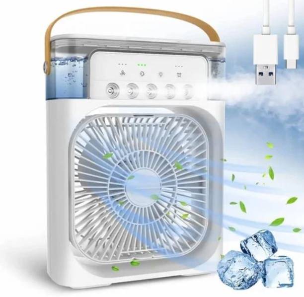 Mokoto Mini Air Cooler Fan White AC Cooler Fan USB Air Cooler