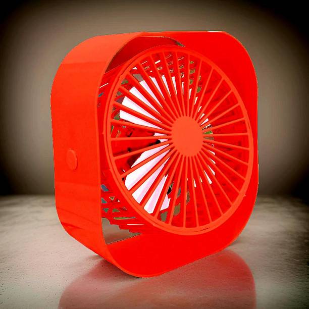 Clairbell Superior Portable USB Desk Fan with Direct Plug-In AC Cooler Mini Fan_VRS309 Trendy (Direct Fan) Light Weight Portable Fan_AA309 USB Fan