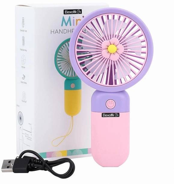 GN Wonders USB Mini Fan | Travel Friendly | Ideal for Outdoor & Indoor Use Portable Pocket Fan for Kids USB Fan