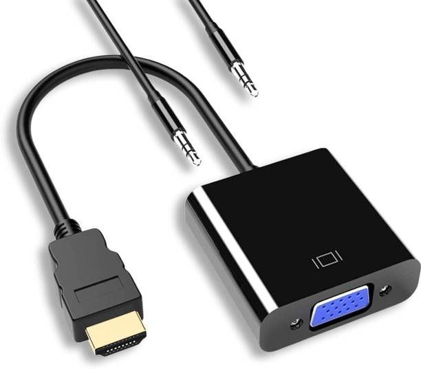 Bytecore 1080P Active HDMI to VGA Adapter with 3.5mm Audio Jack 1080P Active HDMI to VGA Adapter with 3.5mm Audio Jack USB Hub