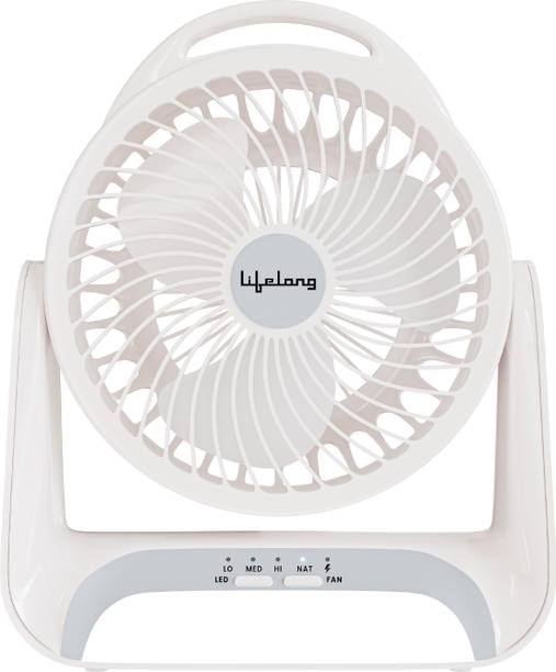 Lifelong Lifelong Personal Table Fan with LED Light (White) LLSCUDF003 USB Fan