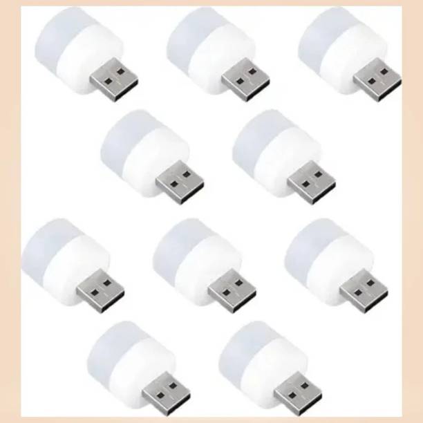 justcellz Energy Efficient Soft Glow Lamp for Multiple Devices Portable USB LED Night Light – Mini Plug-and-Play Lamp for Laptops Led Light