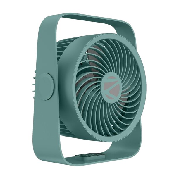 ZEBRONICS �Portable Desk, Upto 13h Backup, 3600mAh Rechargeable Battery, 4 Speed Modes Zeb-Heat Buster 300 USB Fan