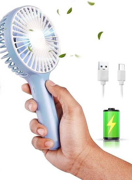 StonSell Mini Portable Fan,Powerful Hand Fan 3 Speed 1800 mah Mini Rechargeable Pocket Fan For Travel, Office Desk, Home USB Fan