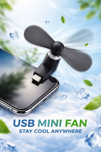 MINI FAN Portable Type C Mini Fan TYPEC-MINI-FAN-01 USB Fan, USB Air Cooler