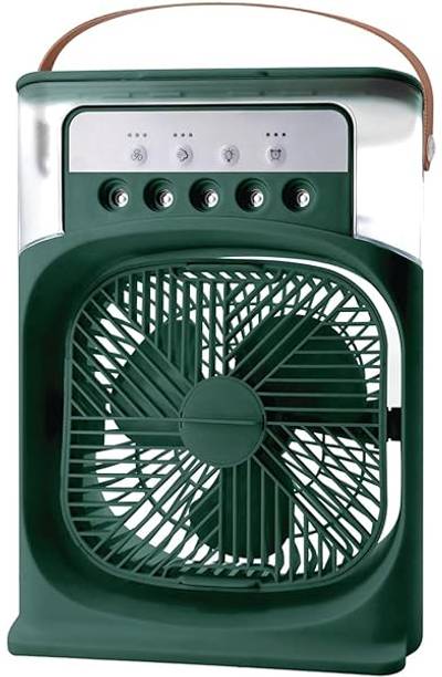 RECTITUDE Portable Ac Mini Cooler Fan for Room Cooling Home Air Conditioners Water Cooler Mini for Room Cooling Mini Air Cooler for Shop, Office USB Fan