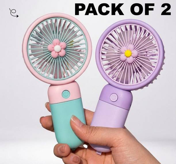 MINI FAN MINI FAN PACK OF 2 MF2P Rechargeable Fan, USB Air Cooler