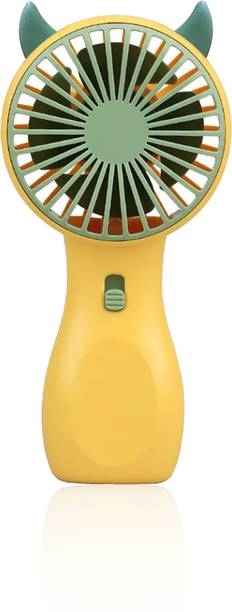 Symbelle USB Fan with Lights for Desktop and Travel - Portable Rechargeable Mini Fan | SQ 2237 USB Fan