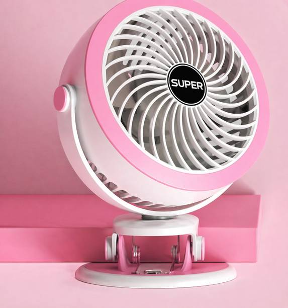 BAZKU Rechargeable 4000mAh Desk Fan,Portable USB Powered Quiet Table Fan 3-Blade Cooling Mini Portable Personal Table Fan-2026 USB Air Cooler
