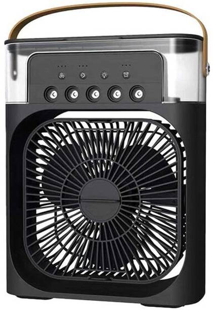 KHAMMA GHANI Portable Air Humidifier & Cooling Fan with Handle | Dual Mist and Fan Function Portable Mini Air Cooler | Personal Cooling USB Fan----02 USB Air Cooler