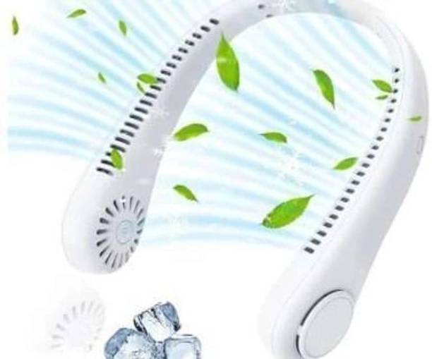 14 Fab Neck Fan Bladeless Speeds Battery Operated Personal NF31 Neck Fan Bladeless Battery Operated Personal opi31 USB Fan