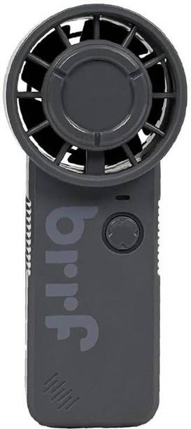 Brrf Handheld Tiny Turbo Fan (Upto 18 Hours Running) Rechargable 2000 mAh Long Inbuilt Battery Operated Portable Fan, Desk Fan, Carry it anywhere with 3 Speeds USB Fan