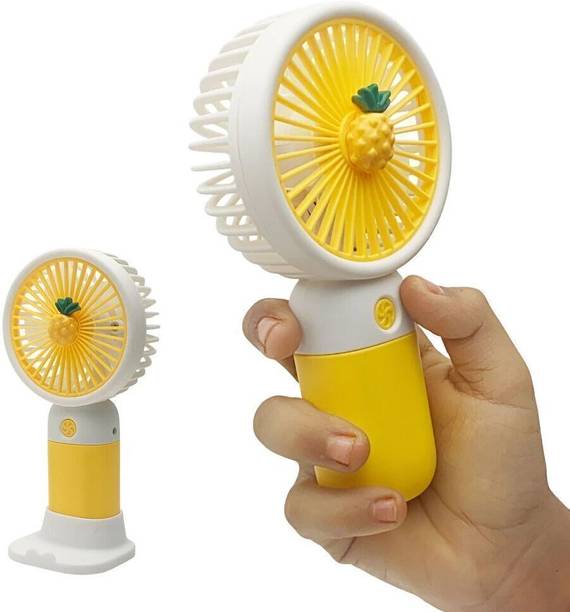 Felinar Mini Portable Rechargeable Hand Fan With Mobile Stand & USB Cable 202-1 USB Fan, Rechargeable Fan, USB Air Cooler