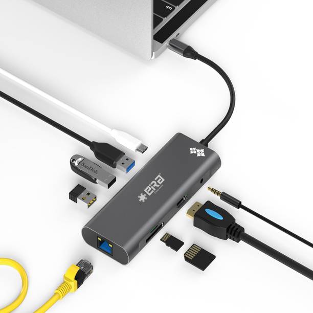 eira USB TYPE-C TO 9 in 1 MULTIPORT HUB (HDMI+USB3.0*3+LAN+AUDIO+SD+TF+PD) ER2009UC9 USB Hub