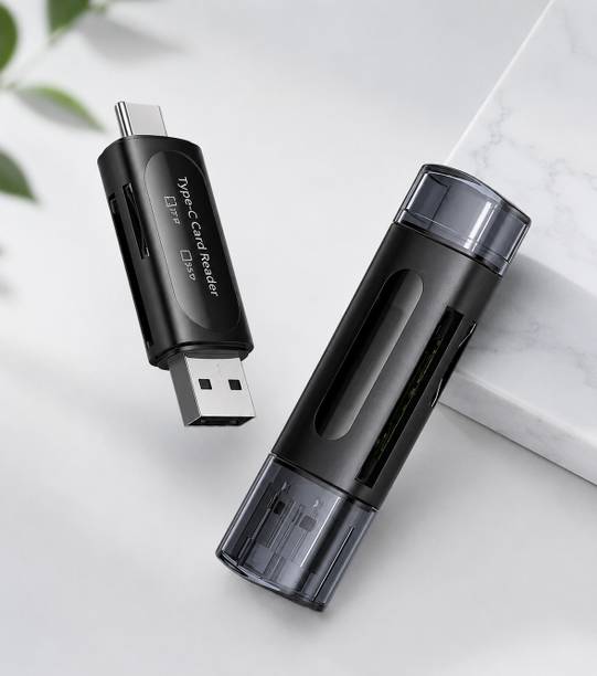 THE MOBILE POINT 2-in-1 USB C,Micro USB Compatible for SD, Micro SD,SDHC Memory Card, Type-C Card Reader