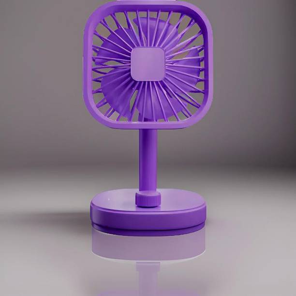 GUGGU Mini Ac Cooler Rechargeable Flow Fan Portable (USB Fan) With LED Light_JZI382 Flow_Fan_JZI382 USB Fan