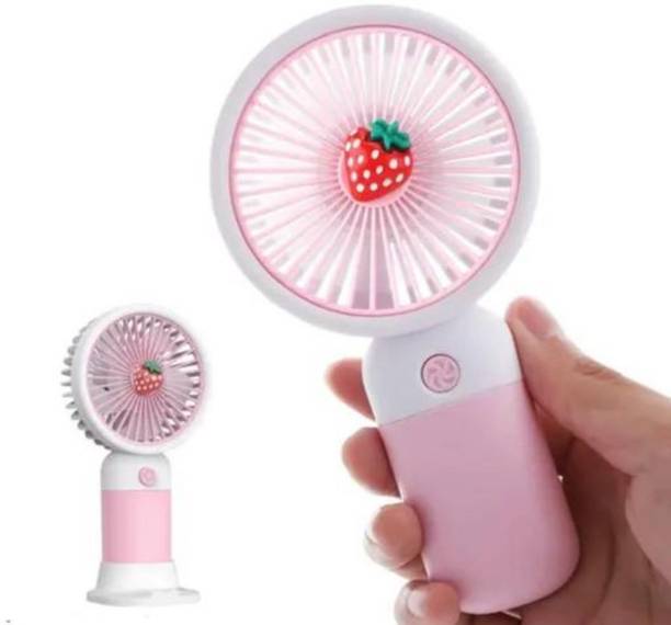 ZAK WORLD Premium Quality Rechargeable Portable Mini Fan| Small Fan USB Rechargeable Fan MiniFan USB Fan
