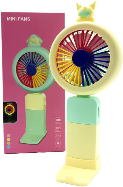 GL Plus L F-01 3-Speed, Mini Handheld Fan ,USB Rechargeable USB Fan