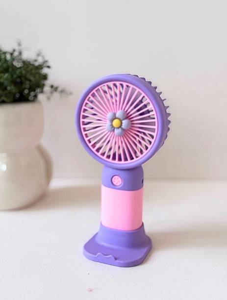 ULTRARAPID Portable Mini Hand Fan|LED Glow|3 Speed|Type-C Fast Charging|Travel, Home, Kids HandyMini_Fan-N USB Fan, Rechargeable Fan