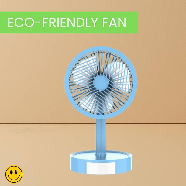 Clairbell Speedy Fan, Usb Rechargeable Table Fan With high speed Fan With LED LightI258 Speedy Fan, Usb Rechargeable Table Fan With high speed Fan With LED LightI258 USB Fan