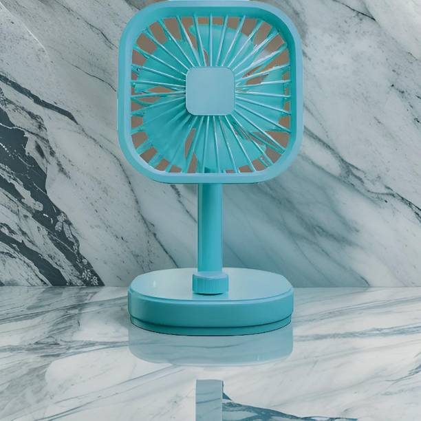 Clairbell Mini Ac Cooler Rechargeable Flow Fan Portable (USB Fan) With LED Light_OLO494 Flow_Fan_4ZLA494 USB Fan