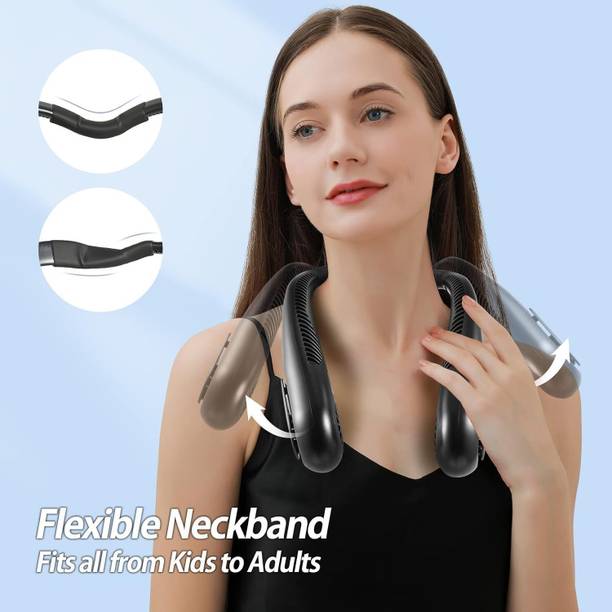 NHOUSE Bladeless(Multicolor) Neck Fan USB Mini Fan dse2 Bladeless(Multicolor) Neck Fan USB Mini Fan dse2 USB Air Cooler