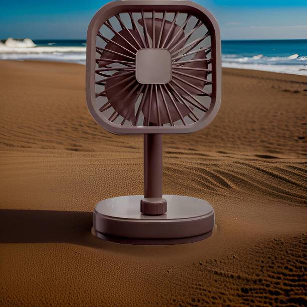 Clairbell Mini Ac Cooler Rechargeable Flow Fan Portable (USB Fan) With LED Light_PSP464 Flow_Fan_4VSO464 USB Fan