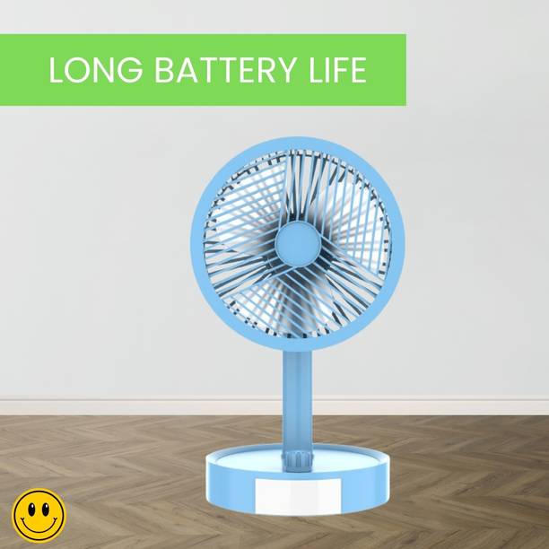 Clairbell Speedy Fan, Usb Rechargeable Table Fan With high speed Fan With LED LightI166 Speedy Fan, Usb Rechargeable Table Fan With high speed Fan With LED LightI166 USB Fan