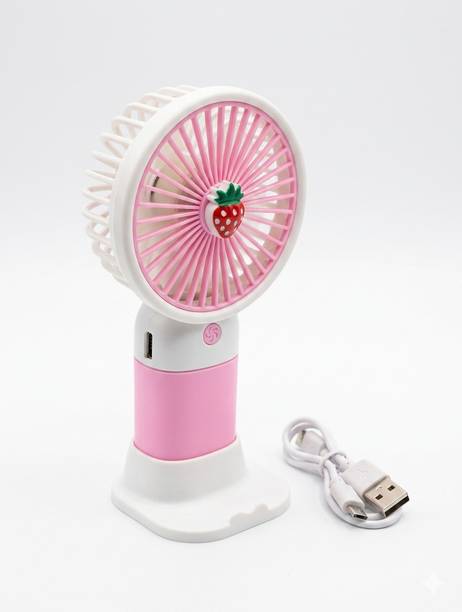 RISHAVGUPTA PINKM13200132 A10000PIMK Rechargeable Fan, USB Air Cooler, USB Fan