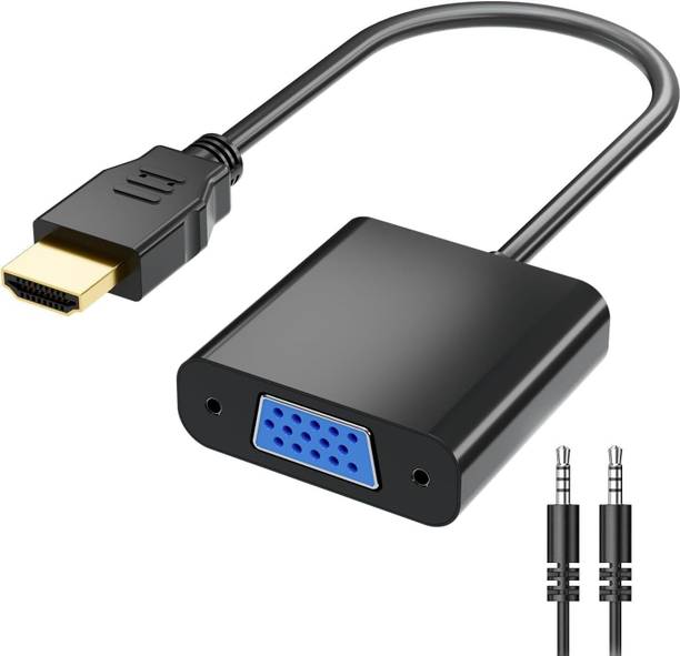 Bytecore HDMI to VGA Converter, Gold-Plated HDMI to VGA Adapter (Male to Female) HDMI to VGA Converter, Gold-Plated HDMI to VGA Adapter (Male to Female) USB Hub
