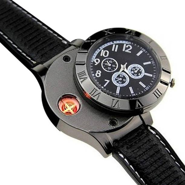 ASTOUND Mens Novelty Cigarette Lighter Watch USB Charging-w WWL-29 Cigarette Lighter