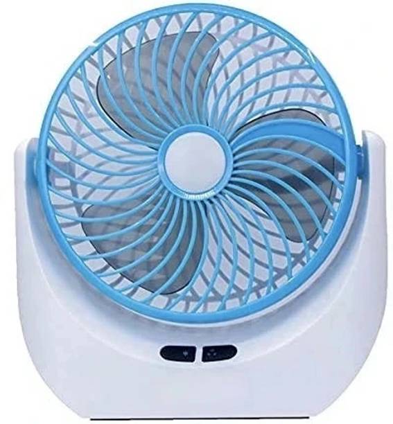 PRRAVISH High-Speed 2400mAh Rechargeable Table Fan with LED Light, Portable Fan, USB Fan, portable USB table fan TT_106 USB Fan
