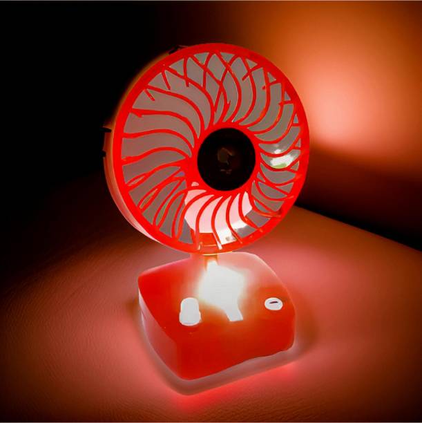 Clairbell Cool Fan: Ultimate Convenience - USB Rechargeable, 5 Speeds, and LED Light V0 Cool Fan: Ultimate Convenience - USB Rechargeable, 5 Speeds, and LED Light V0 USB Fan