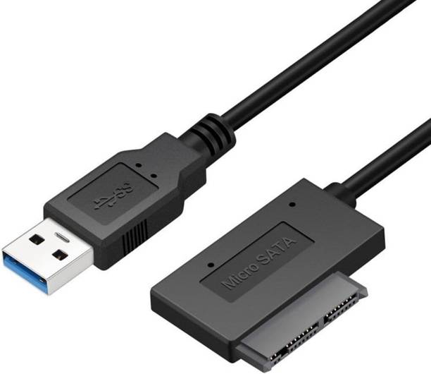 NEXZIA Slimline Sata USB to Slimline Sata Cable for Using Internal Slim CD/DVD ROM CD/DVD ROM Optical Drive Adapter Cable, Support Only SATA Laptop Drive USB Cable