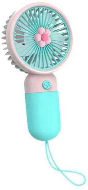 KMI Mini USB Handheld Fan | Rechargeable & Travel-Friendly | Strong Airflow Fan1 USB फैन